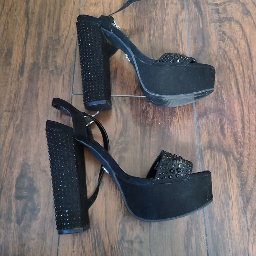 Juicy Couture Studded Platform Heels - Picture 7 of 9